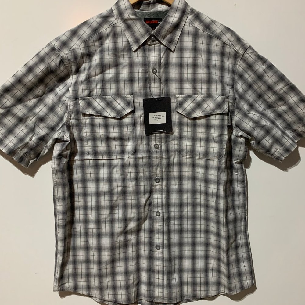 New Wolverine Men's Large Shirt - Pentwater Gray